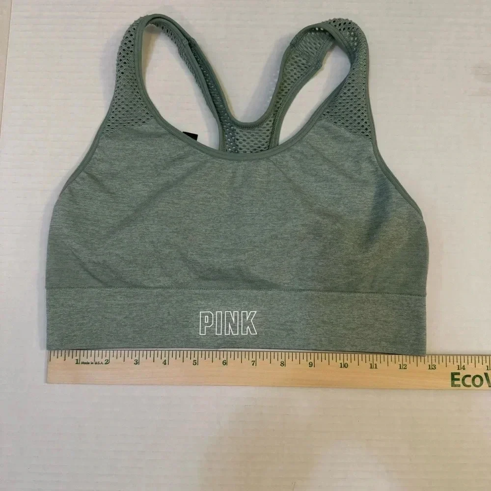 Victoria Secret Pink Sport Green Bra